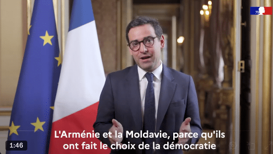 Merci à Stephane Sejourne de venir en Arménie