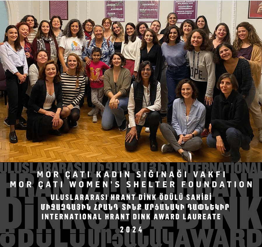 Les lauréats du prix international Hrant Dink 2024 sont Mor Çatı Women&rsquo;s Shelter Foundation de Turquie et Rugiatu Neneh Turay de Sierra Leone