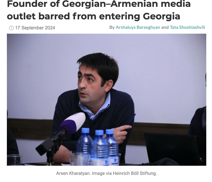 Le fondateur d’Aliq Media interdit d&rsquo;entrée en Géorgie