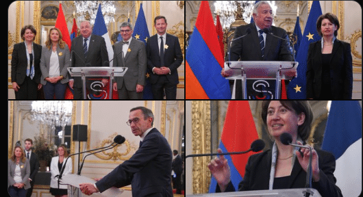 Les insignes de l&rsquo;ordre de l&rsquo;amitié remis au Sénat