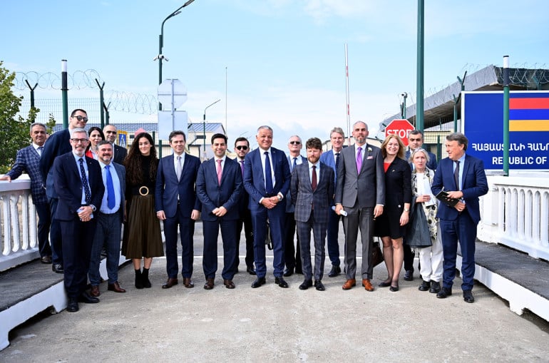 Le président du Comité national des recettes de l’État d’Arménie et les ambassadeurs des pays de l&rsquo;UE ont visité le poste de contrôle de Margara à la frontière arméno-turque