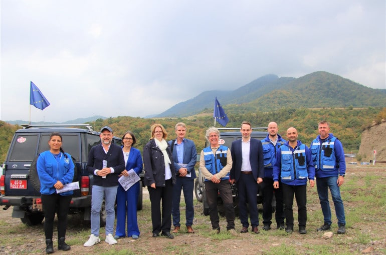 L&rsquo;ambassadeur d&rsquo;Allemagne en Arménie a visité la mission d&rsquo;observation de l&rsquo;UE située à Idjevan dans la région du Tavouch