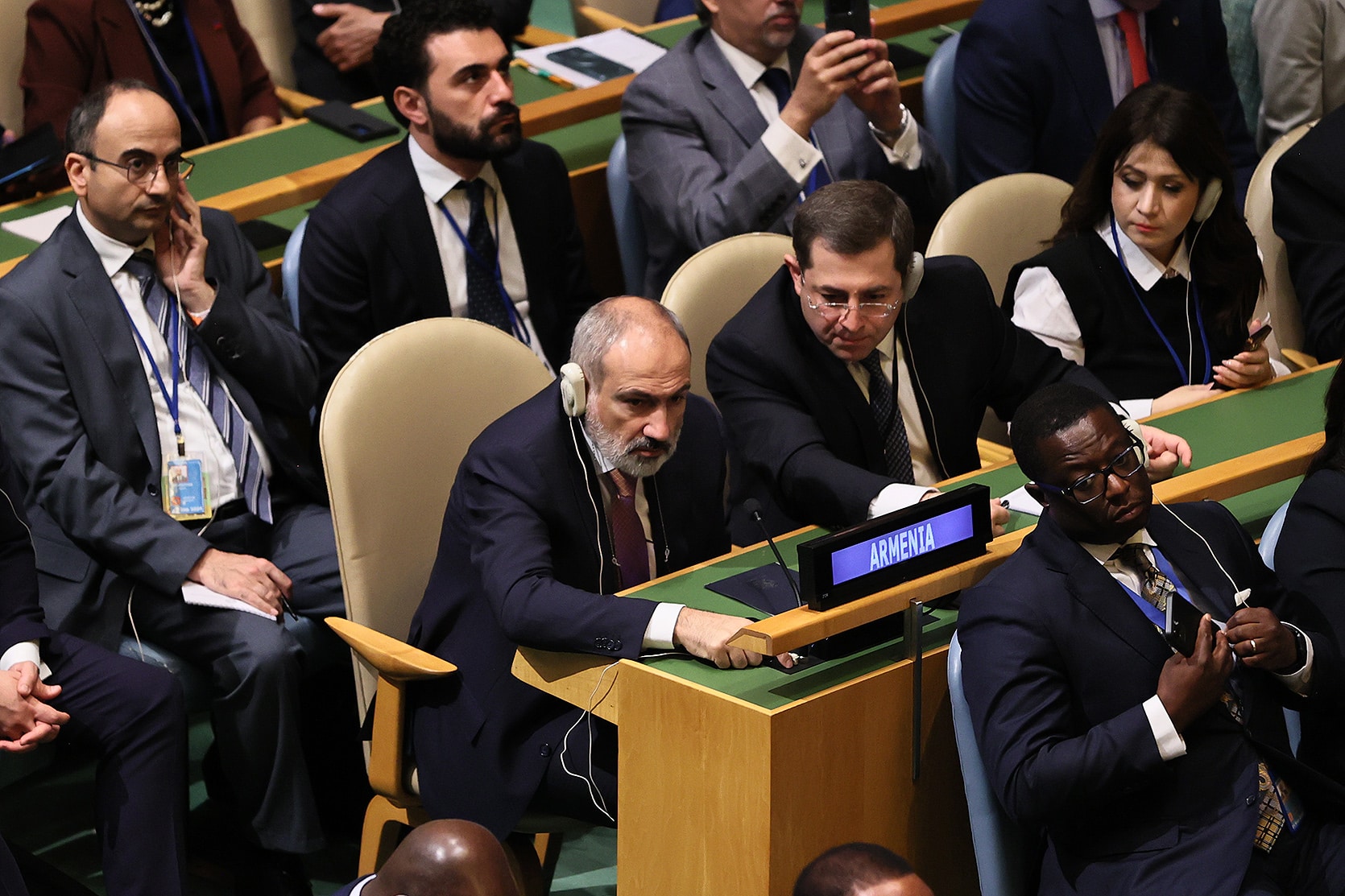 Le Premier ministre arménien Nikol Pachinian a assisté à l&rsquo;ouverture des discussions générales de la 79e session de l&rsquo;Assemblée générale des Nations Unies à New York
