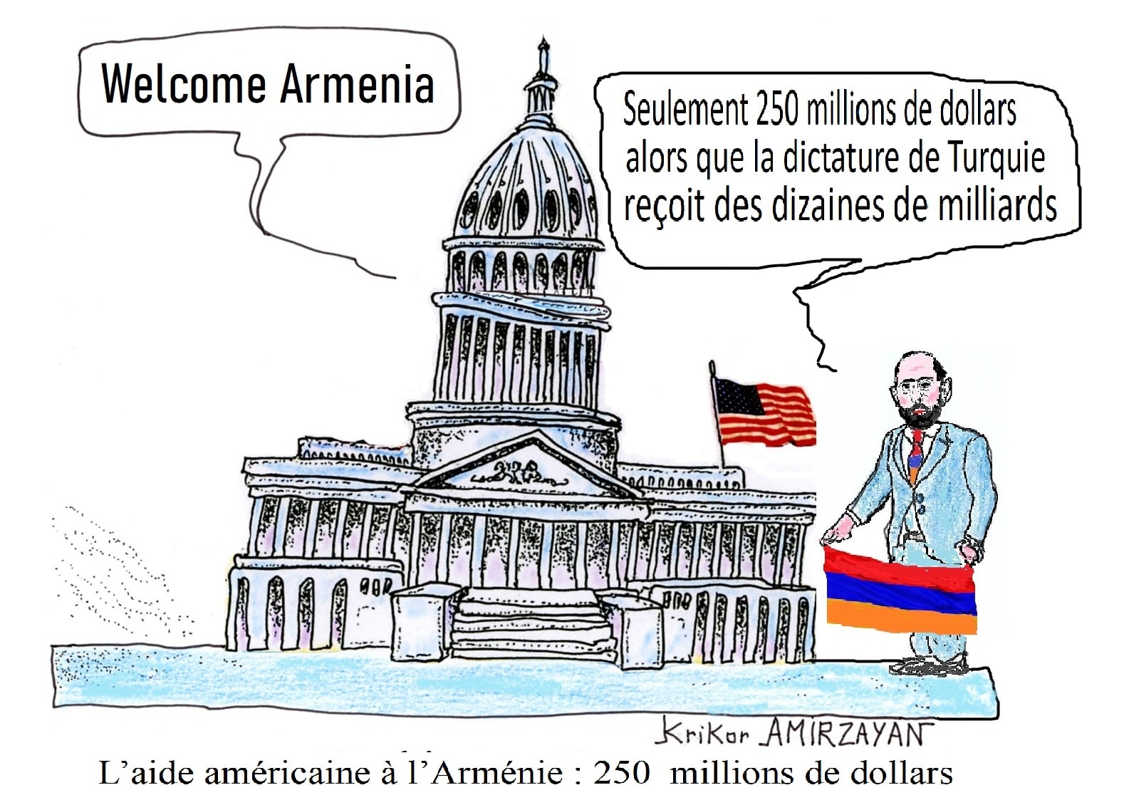Le montant de la subvention accordée par les États-Unis à l&rsquo;Arménie augmentera de 130 millions de dollars et atteindra 250 millions de dollars