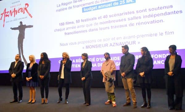 L&rsquo;avant-première du film « Monsieur Aznavour  » en images