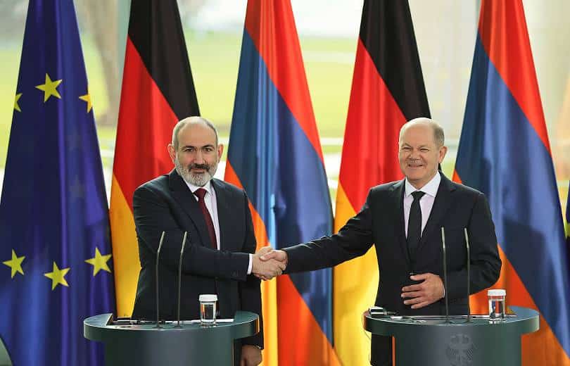 Nikol Pachinian à Olaf Scholz : Je constate avec satisfaction que les relations entre nos pays se développent de manière dynamique