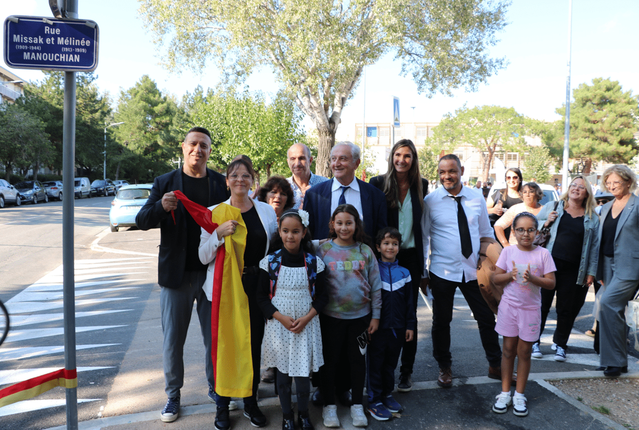 Inauguration de la Rue Missak & Mélinée Manouchian