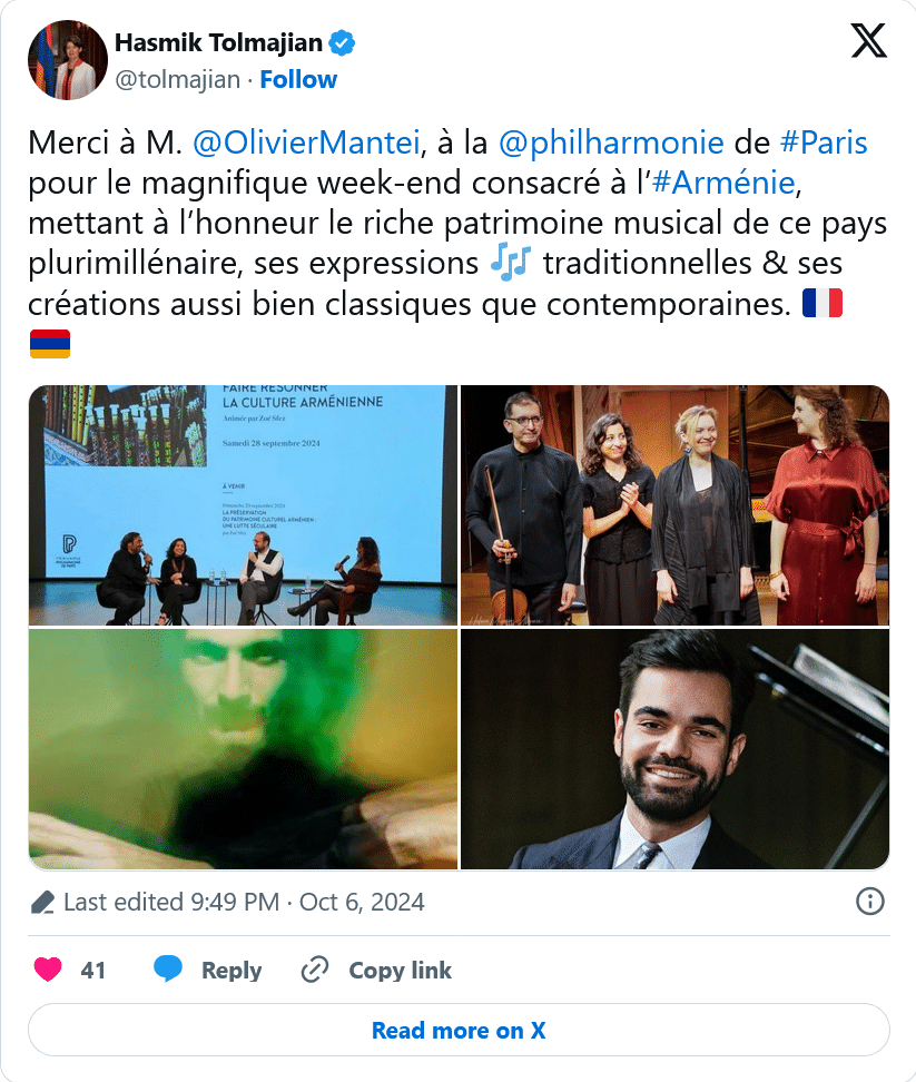 Merci à M. @OlivierMantei , à la @philharmonie  de #Paris
