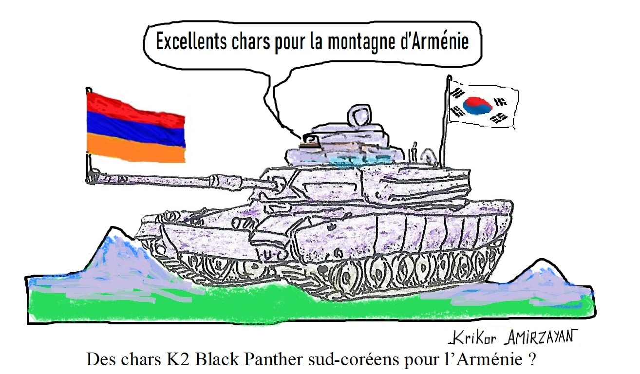 L&rsquo;Arménie étudie la possibilité d&rsquo;acquérir des chars de combat coréens K2 « Black Panther » selon Army Recognition
