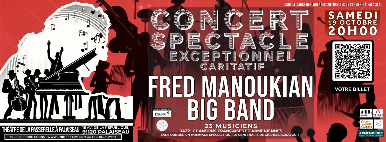 Concert de Fred Manoukian Big Band