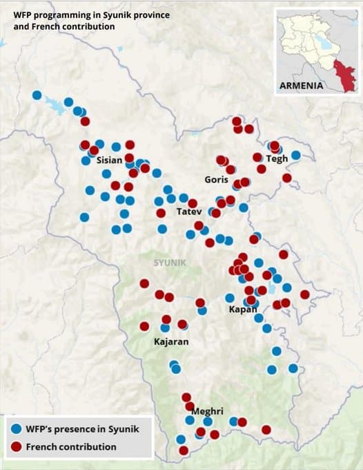 L&rsquo;aide alimentaire dans le Syunik