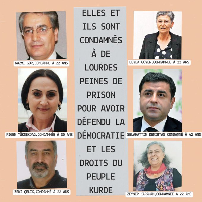 Meeting le 19 octobre à Montreuil pour les prisonniers kurdes