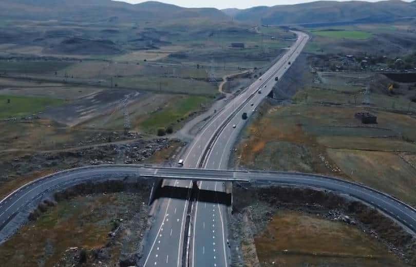 Les travaux sur le tronçon entre le village de Lanjik et Gumri de la route Nord-Sud sont en phase d’achèvement