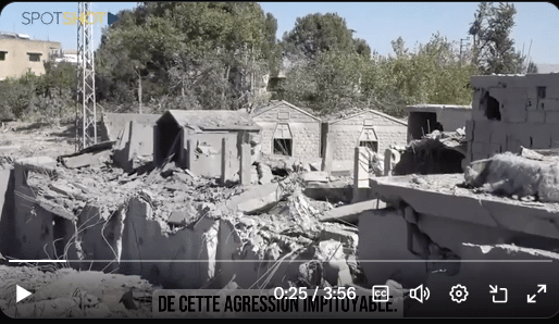 Les bombardements israéliens ont ravagé les tombes du cimetière chrétien de Rayak Al-Fouqa