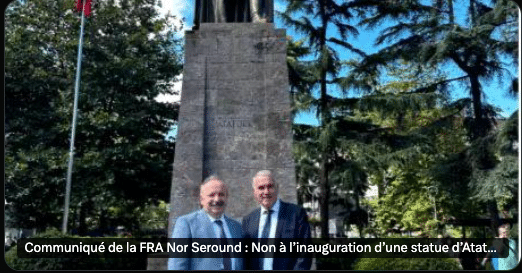 Non à la statue d&rsquo;Ataturk à Epinay-sur-Seine