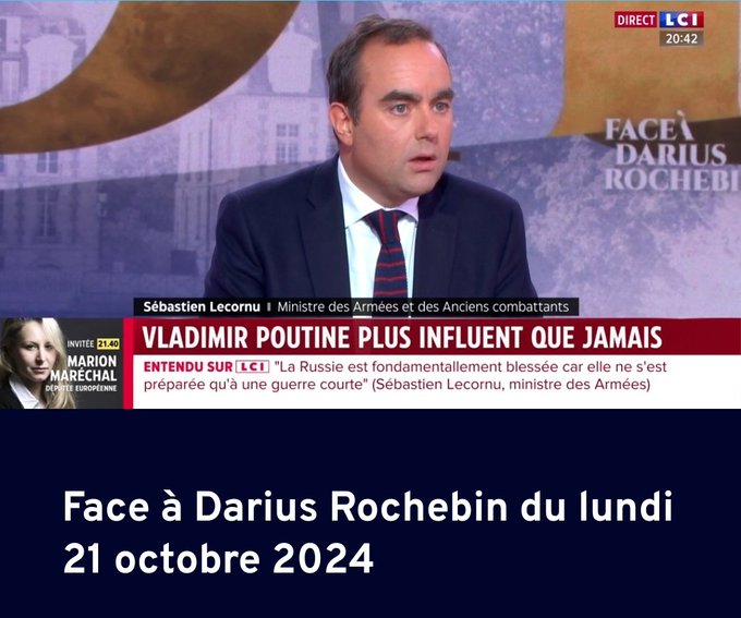 Le ministre des Armées se pose des questions sur le rôle de la Russie