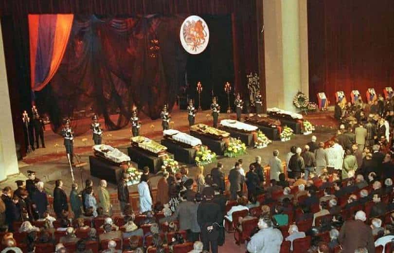 Il y a 25 ans le 27 octobre 1999 le choc en Arménie avec l’attentat du Parlement arménien