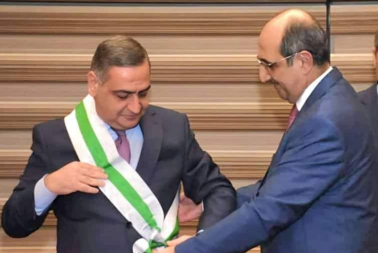 Le président syrien décerne à l&rsquo;ambassadeur d&rsquo;Arménie l&rsquo;Ordre du mérite d&rsquo;excellent niveau