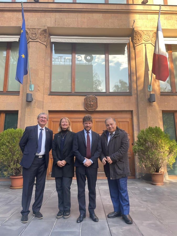 Avec le Dr Michel Chahinian et le Dr Frédéric Manoukian