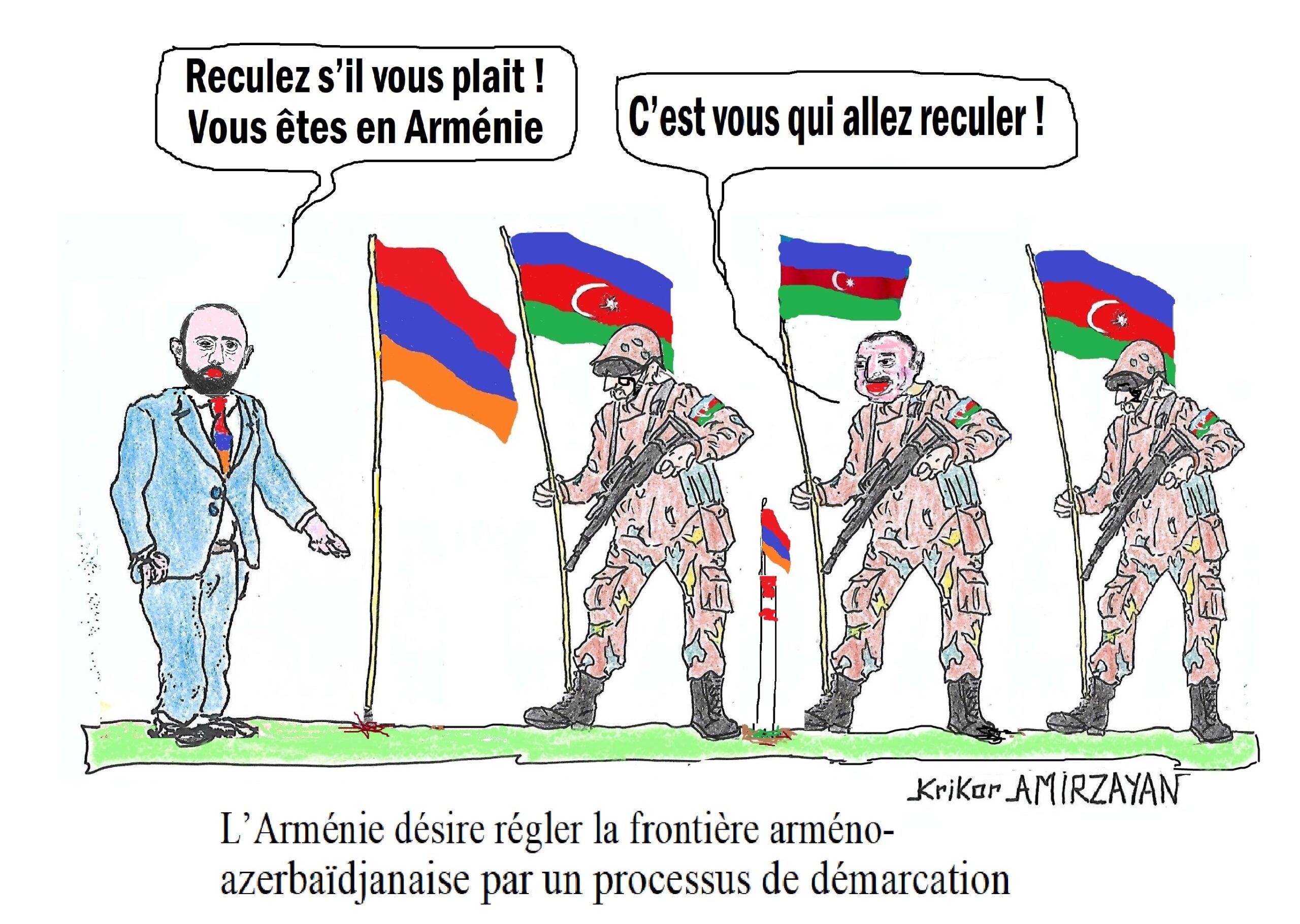 Nous avons l&rsquo;intention de résoudre la question du territoire occupé de plus de 200 kilomètres carrés dans le cadre du processus de démarcation affirme Ararat Mirzoyan