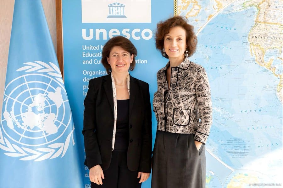 Entretien chaleureux avec  la directrice générale de l&rsquo;UNESCO