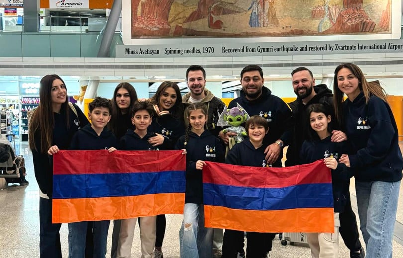 La délégation de l’Arménie à l’« Eurovision Junior 2024 » est partie pour Madrid