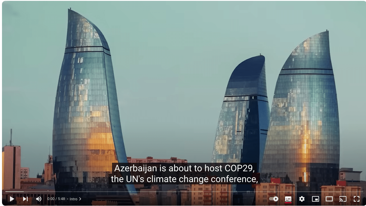 Comment l&rsquo;Azerbaïdjan utilise la COP29 pour blanchir son empire pétrolier