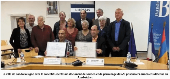 Merci à Jean-Paul Joseph, maire de Bandol qui parraine un prisonnier
