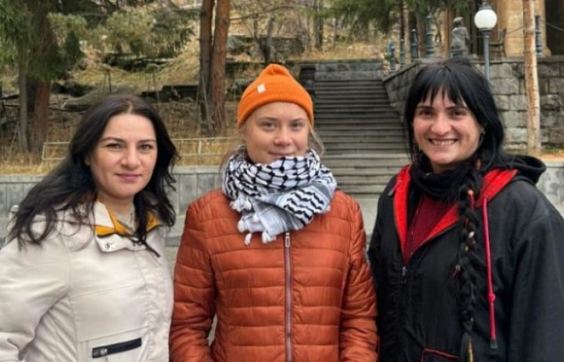 La militante écologiste suédoise Greta Thunberg qui boycotte la COP29 s&rsquo;est rendue à Jermouk