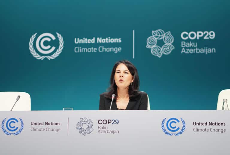 La ministre allemande des Affaires étrangères Annalena Baerbock a critiqué l&rsquo;Azerbaïdjan à Bakou