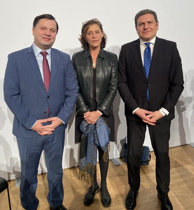 Rencontre du nouvel ambassadeur d’Arménie en France et vice ministre du MAE Arménien.