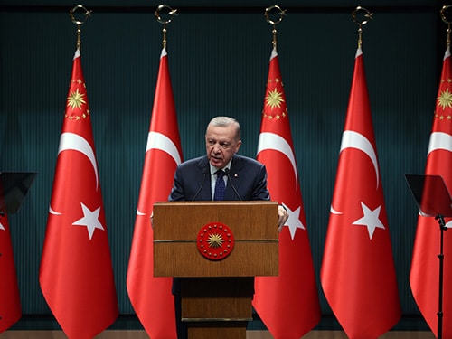 Protéger l&rsquo;intégrité territoriale de la Syrie est une « ligne intangible »  pour la Turquie, affirme Erdogan