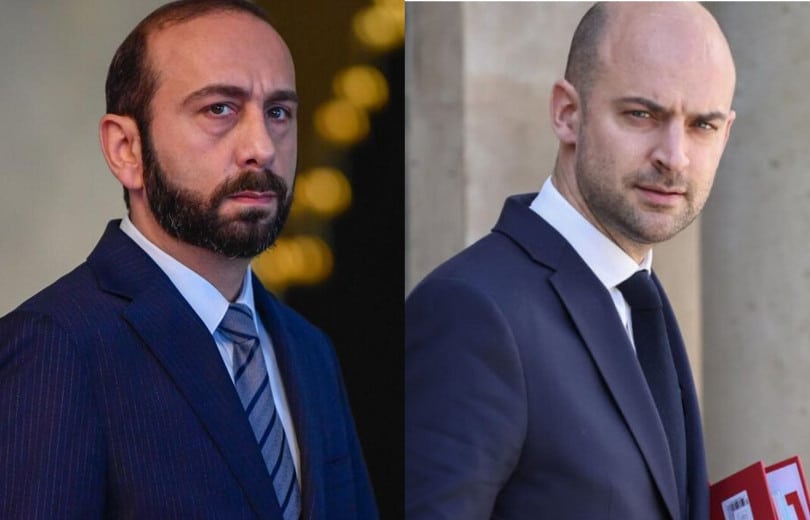 Ararat Mirzoyan a félicité Jean-Noël Barrot pour sa reconduction au poste de ministre des Affaires étrangères de la France