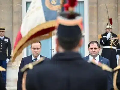 Suren Papikyan a félicité Sébastien Lecornu pour sa reconduction au poste de Ministre de la Défense de la France