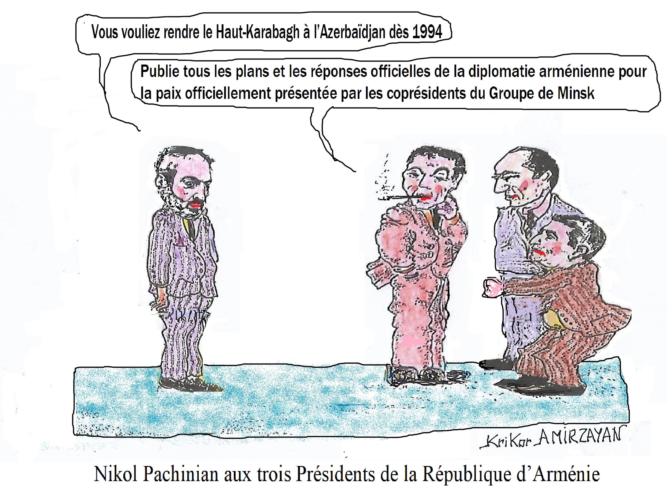 Levon Ter-Petrosian a répondu à l&rsquo;invitation au débat de Nikol Pachinian