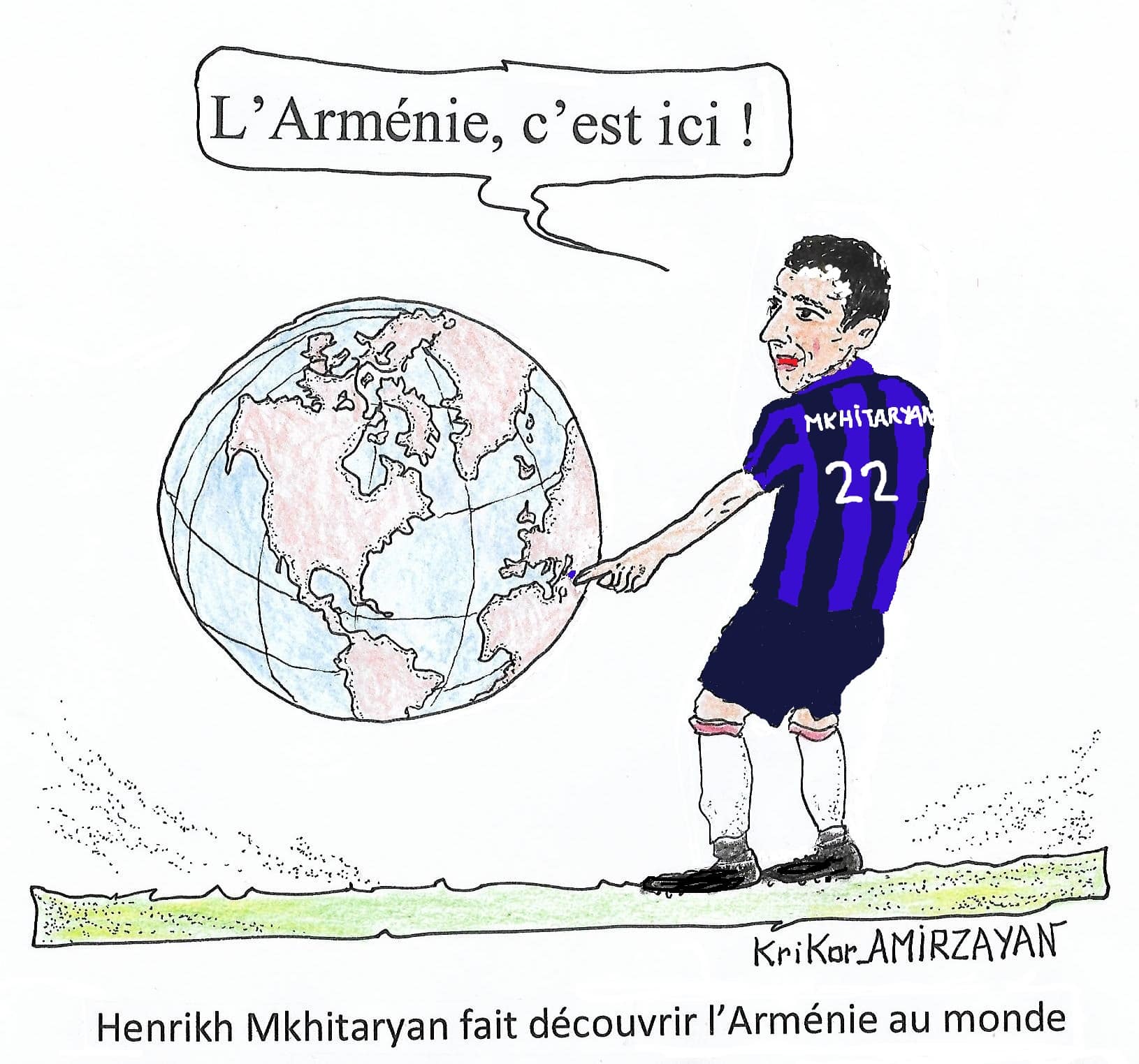 Henrikh Mkhitaryan, élu pour la 12e fois, Meilleur footballeur d&rsquo;Arménie