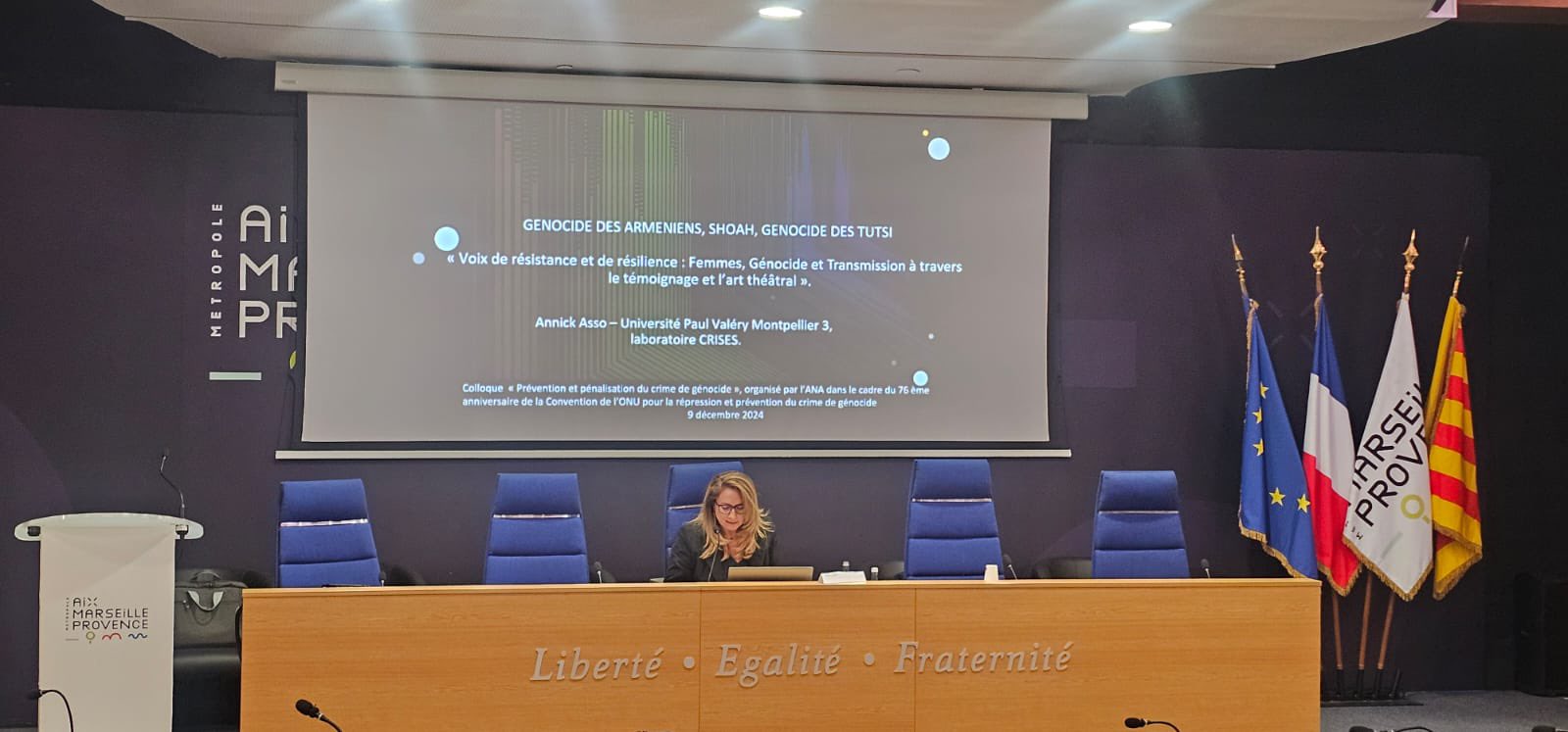 Annick Asso : nous commémorons à Marseille l’anniversaire de la Convention sur le génocide