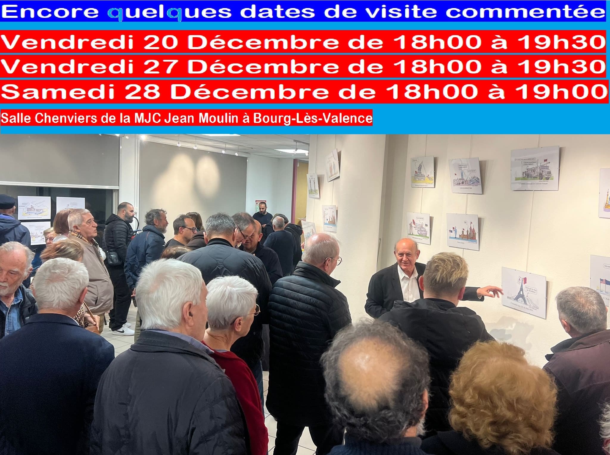 L&rsquo;exposition des caricatures de Krikor Amirzayan se poursuit à Bourg-Lès-Valence