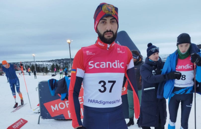 L&rsquo;Arménie a remporté la première médaille de l&rsquo;histoire d’un tournoi international para ski