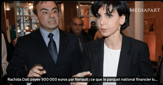 Le PNF vient de requérir un procès contre Carlos Ghosn et Rachida Dati