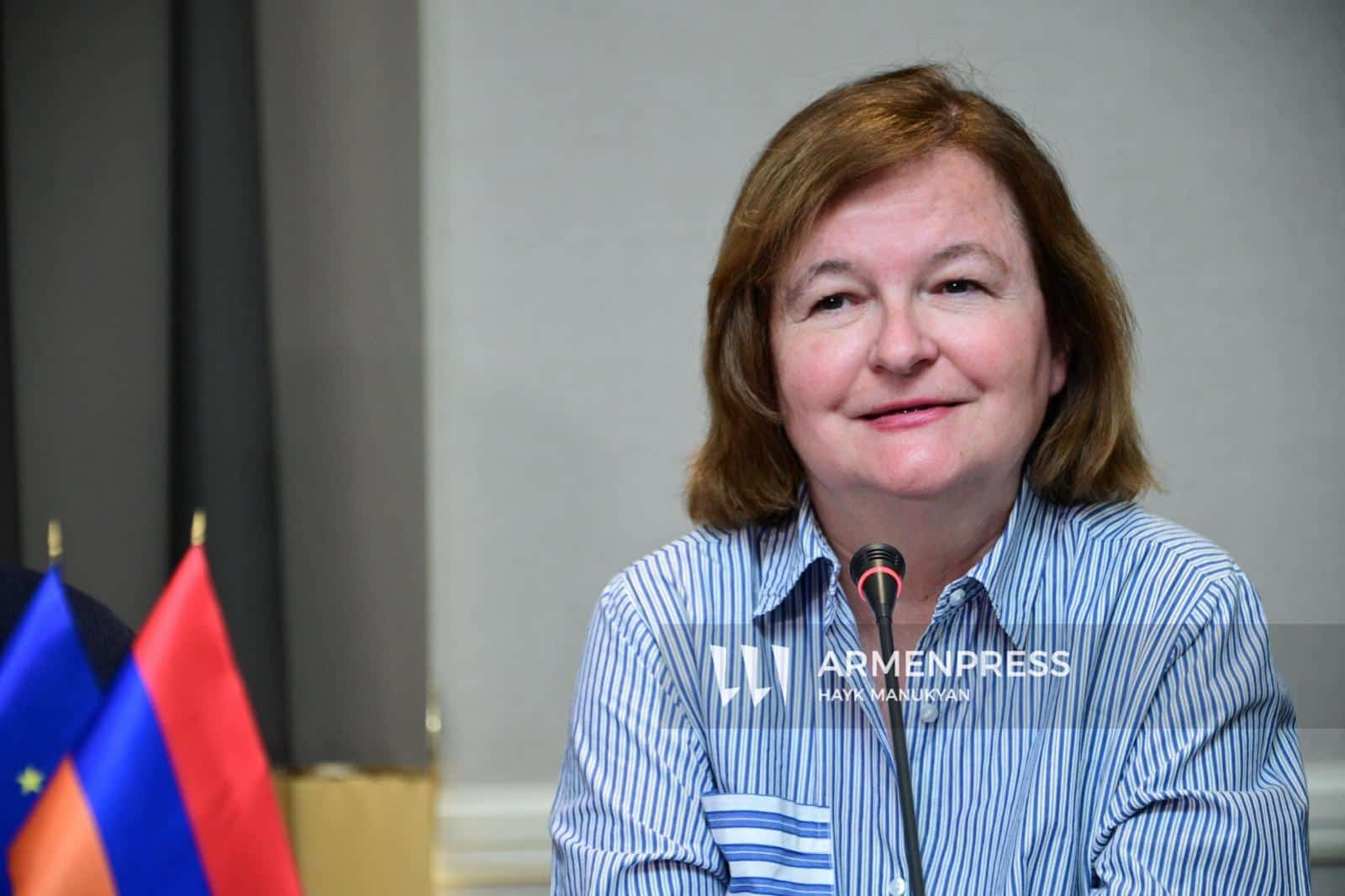Les aspirations en Arménie à rejoindre l&rsquo;UE ne sont pas surprenantes, a déclaré membre du Parlement européen, Nathalie Loiseau