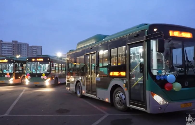 Les 171 nouveaux bus circulent déjà sur les lignes de Yerevan