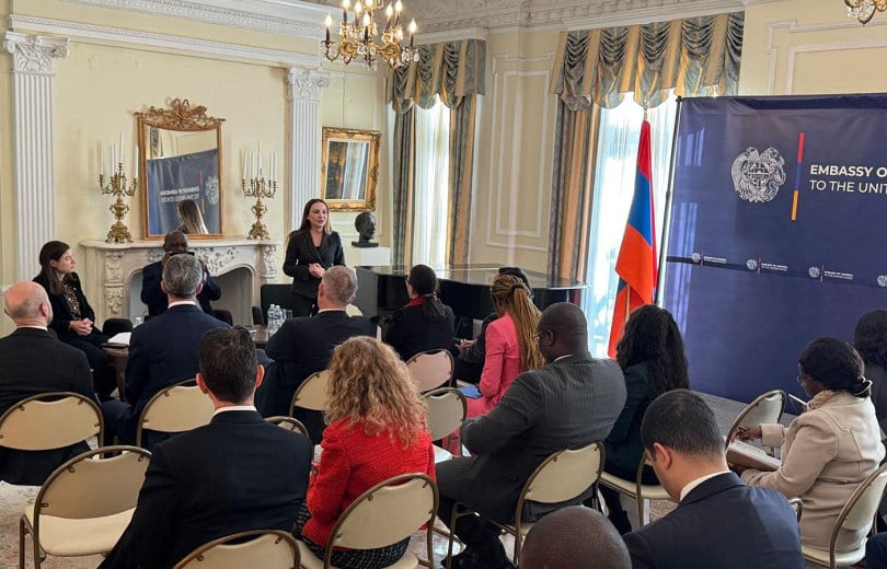 L’Ambassadrice d’Arménie à Washington a informé les ambassadeurs francophones de la signature du document de partenariat stratégique Arménie-États-Unis