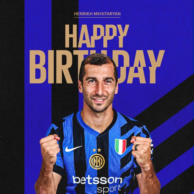 L’ancien capitaine de l’équipe d’Arménie et de l’Inter Milan, Henrikh Mkhitaryan a eu 36 ans