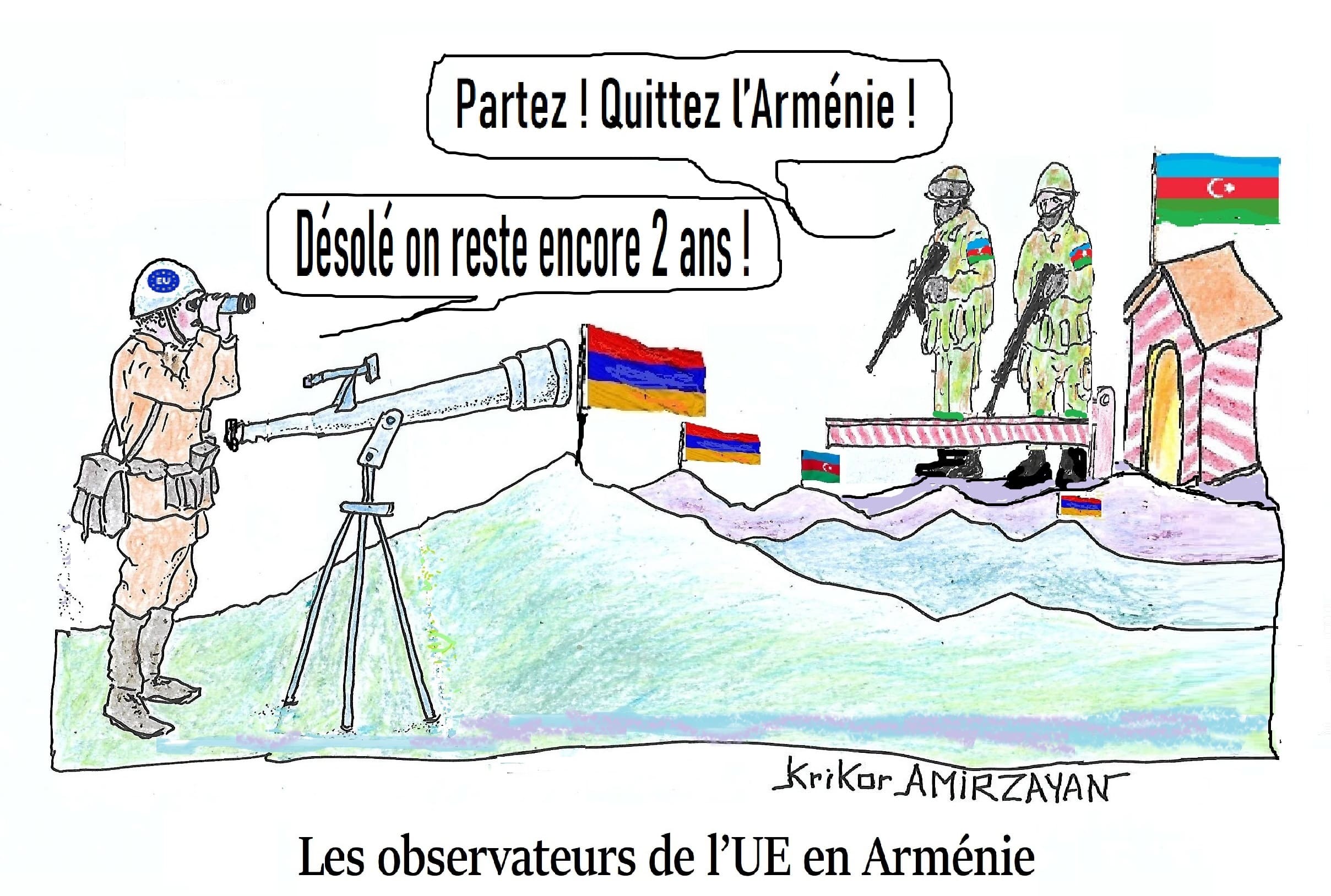 Les ambassadeurs de l&rsquo;UE vont décider de la prolongation de la mission d&rsquo;observation en Arménie