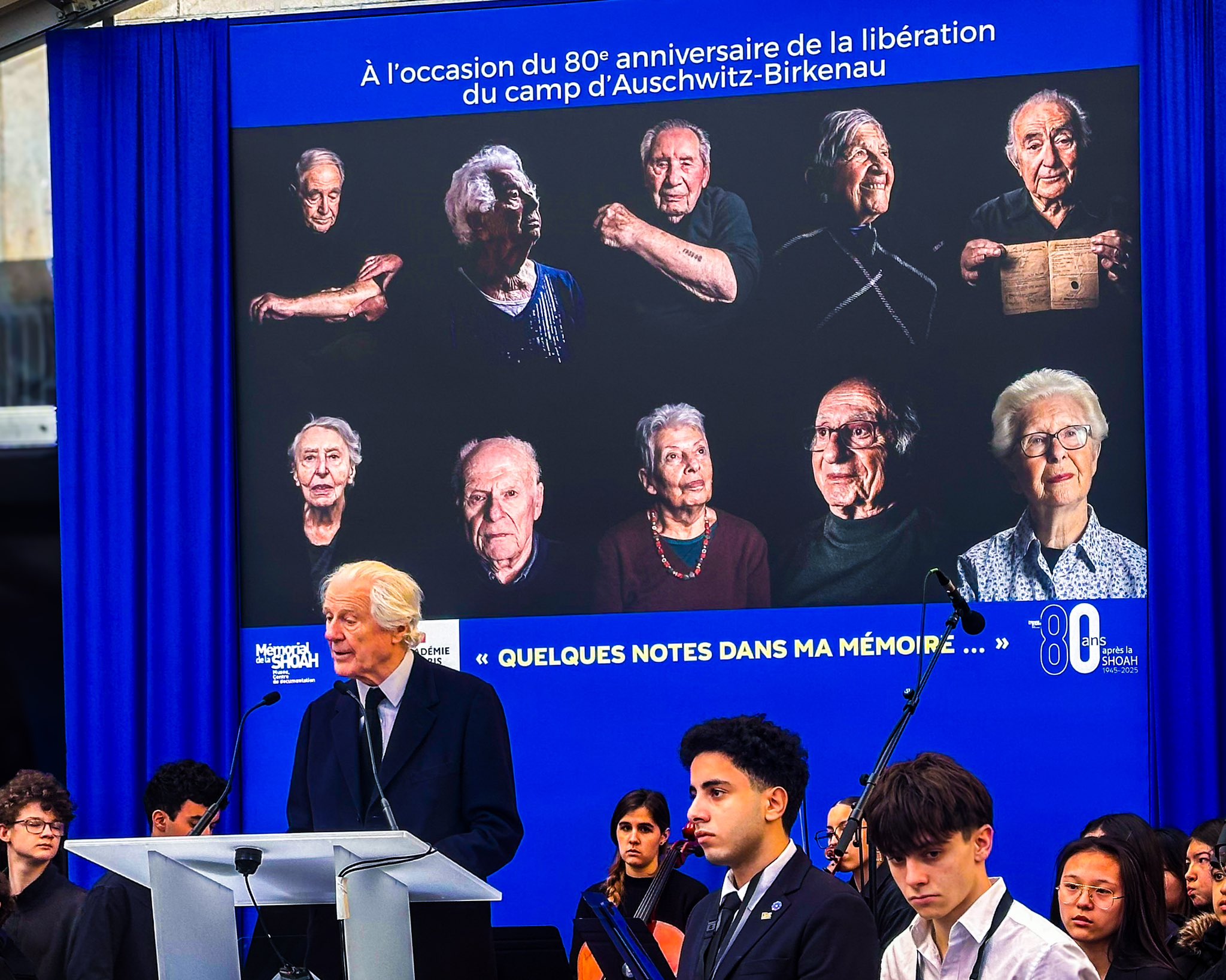 Anouch Toranian : Nous avons rendu un hommage tout particulier aux 76 000 Juifs français déportés et 10 survivants.