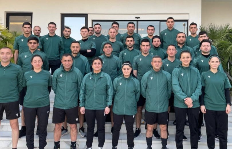 L&rsquo;Arménie aura pour la première fois 4 arbitres FIFA et 8 arbitres assistants