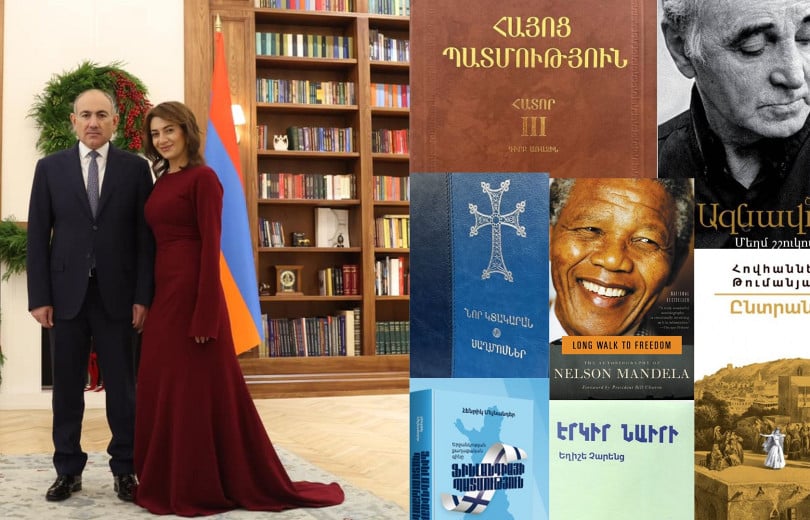 Quels livres lisent Nikol Pachinian et Anna Hakobyan, quel livre offriront-ils en cadeau et que souhaiteraient-ils recevoir en cadeau ?