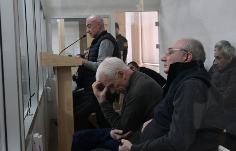 Arkady Ghukasyan, Bako Sahakyan, David Ishkhanyan et David Babayan ont témoigné devant le tribunal de Bakou