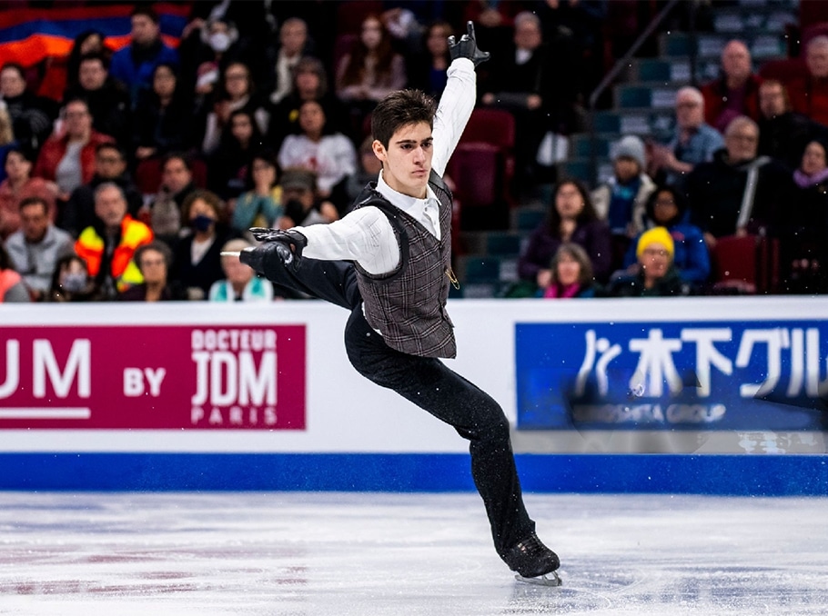 Seymon Danielyants (Arménie) termine à la 17e place aux Championnats d’Europe de patinage artistique à Tallinn (Estonie)